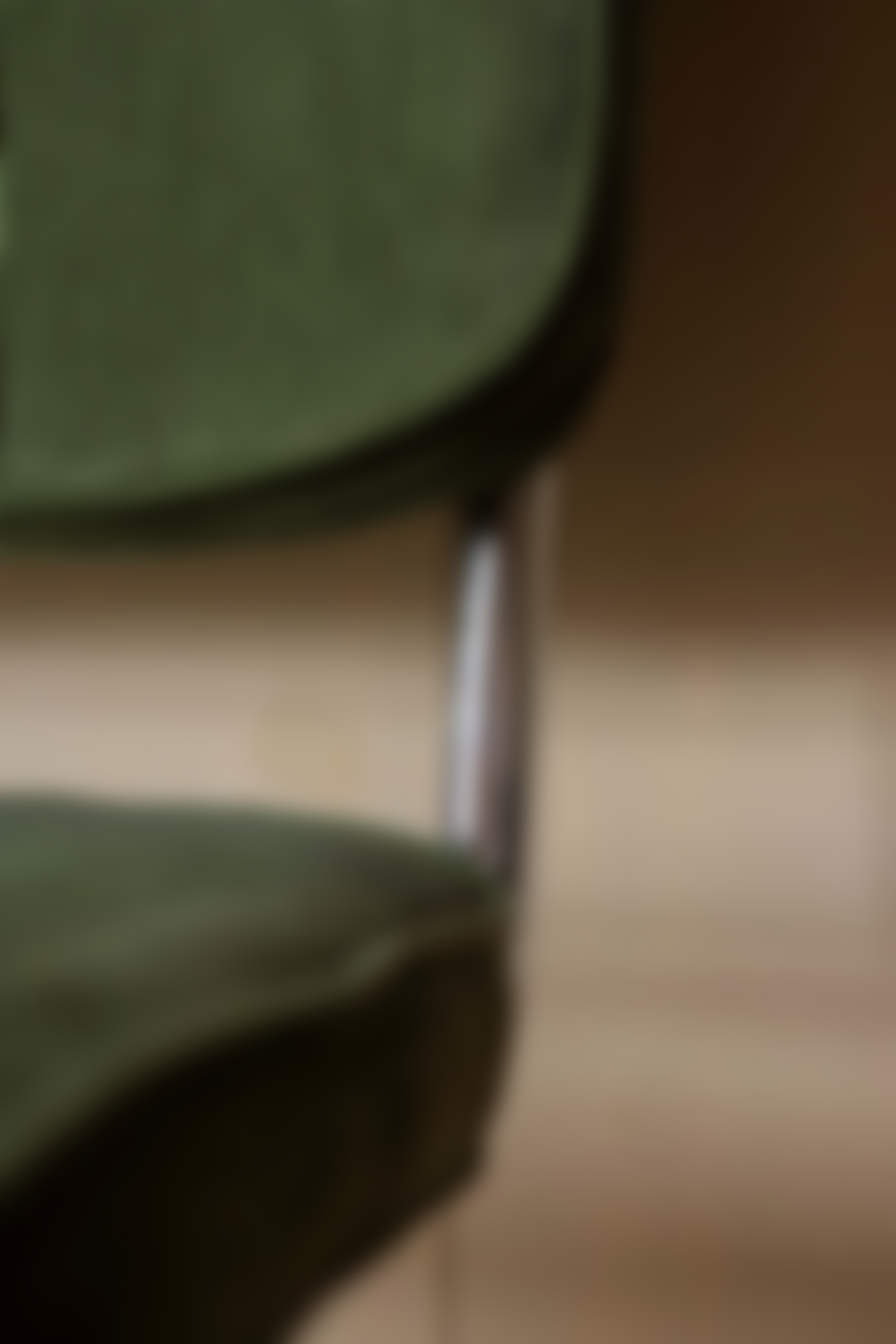 blurry green chair